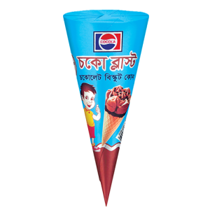 Choco Blust (Milk Chocolate Biscuit Cone)